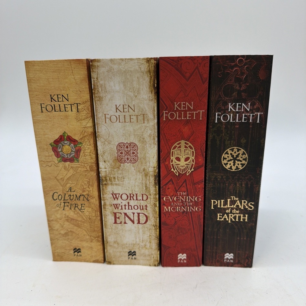 KEN FOLLETT KINGSBRIDGE NOVELS 4 BOOK SET NEW SEALED PILLARS OF THE EARTH